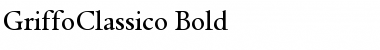 Download GriffoClassico Bold Font Title Preview