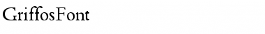 Download GriffosFont Regular Font Title Preview