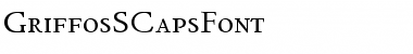 Download GriffosSCapsFont Regular Font Title Preview