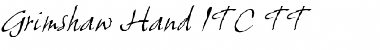 Download Grimshaw Hand ITC TT Regular Font Title Preview