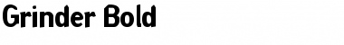 Download Grinder Bold Font Title Preview