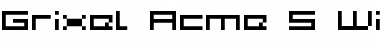 Download Grixel Acme 5 Wide Regular Font Title Preview