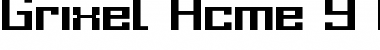 Download Grixel Acme 9 Regular Bold Regular Font Title Preview