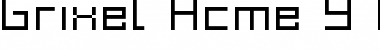 Download Grixel Acme 9 Regular Xtnd Regular Font Title Preview