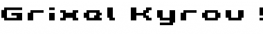 Download Grixel Kyrou 5 Wide Bold Xtnd Regular Font Title Preview