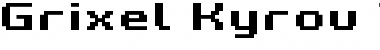 Download Grixel Kyrou 7 Wide Bold Xtnd Regular Font Title Preview