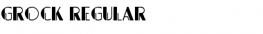 Download Grock Regular Font Title Preview