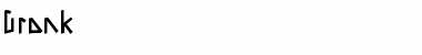Download Gronk Regular Font Title Preview