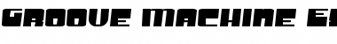 Download Groove Machine Expanded Regular Font Title Preview