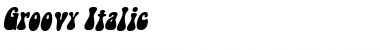 Download Groovy Italic Font Title Preview