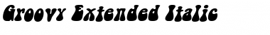 Download GroovyExtended Italic Font Title Preview
