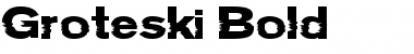 Download Groteski Bold Font Title Preview