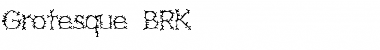 Download Grotesque (BRK) Regular Font Title Preview