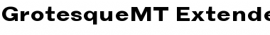 Download GrotesqueMT-Extended Bold Font Title Preview