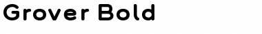 Download Grover Bold Font Title Preview
