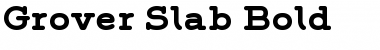 Download Grover Slab Bold Font Title Preview