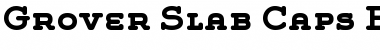 Download Grover Slab Caps Bold Font Title Preview