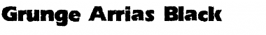 Download Grunge Arrias Black Regular Font Title Preview