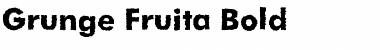 Download Grunge Fruita Bold Regular Font Title Preview