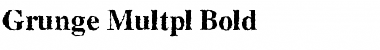 Download Grunge Multpl Bold Regular Font Title Preview