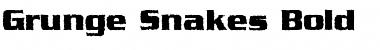 Download Grunge Snakes Bold Regular Font Title Preview