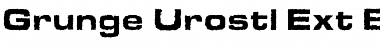 Download Grunge Urostl Ext Black Regular Font Title Preview