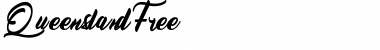 Download Queensland Free Regular Font Title Preview