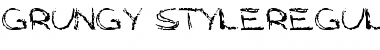Download Grungy Style Regular Font Title Preview