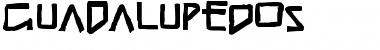 Download GuadalupeDos Regular Font Title Preview