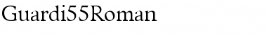 Download Guardi55Roman Roman Font Title Preview