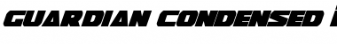 Download Guardian Condensed Italic Condensed Italic Font Title Preview