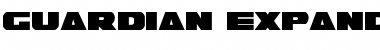 Download Guardian Expanded Expanded Font Title Preview