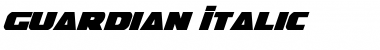 Download Guardian Italic Italic Font Title Preview
