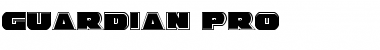 Download Guardian Pro Regular Font Title Preview