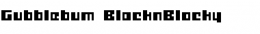Download Gubblebum BlacknBlocky Font Title Preview