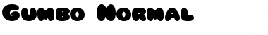 Download Gumbo Normal Font Title Preview