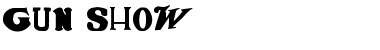 Download Gun Show Regular Font Title Preview