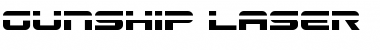 Download Gunship Laser Laser Font Title Preview