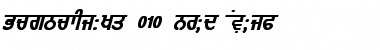 Download GurmukhiLys 010 Bold Italic Font Title Preview