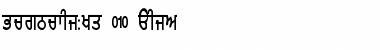 Download GurmukhiLys 010 Thin Normal Font Title Preview