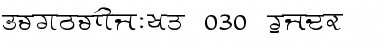 Download GurmukhiLys 030 Wide Normal Font Title Preview