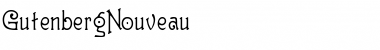 Download Gutenberg Medium Font Title Preview