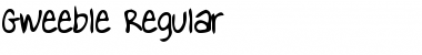 Download Gweeble Regular Font Title Preview