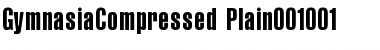 Download GymnasiaCompressed Plain Font Title Preview