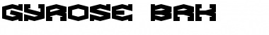 Download Gyrose BRK Normal Font Title Preview