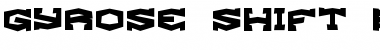 Download Gyrose Shift BRK Normal Font Title Preview