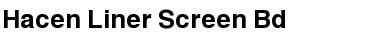 Download Hacen Liner Screen Bd Regular Font