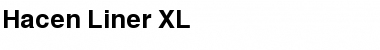 Download Hacen Liner XL Regular Font