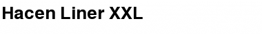 Download Hacen Liner XXL Regular Font