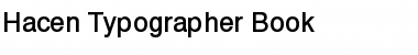 Download Hacen Typographer Book Regular Font